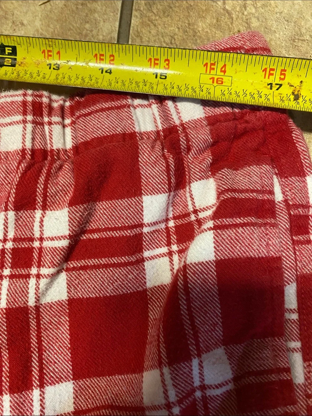 J. Crew Red and White Plaid Flannel Pajama Set Large Unisex Fall Cotton Cozy